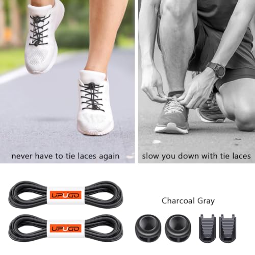 Image of UpUGo Elastic Shoe Laces, No Tie Shoe Laces for All Ages, One Size Fit All