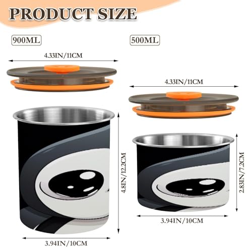 Recipiente Hermético de Acero Inoxidable para Café 500ml miniatura 2