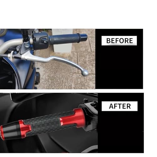 Poignées de guidon de moto antidérapantes avec embouts pour CBR500R - 3