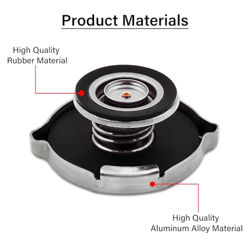 Image of Radiator Cap Replacement Fit For 1985-2002 GM Chevy Buick GMC Pontiac Vehicles, Replace 10409635 RC27 Engine Radiator Tank Cap
