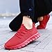 Tennis Shoes Womens Walking Running Sneakers Non Slip Gym Workout Athletic Lightweight Comfortable Fashion Sport Mesh Casual Shoe Red Size 10