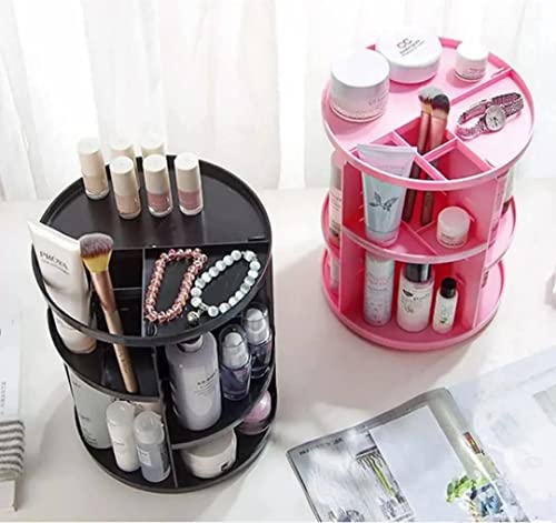 Organizador Giratório Black, Maquiagem, Perfumes e Cosméticos