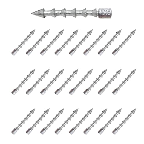 Reaction Tackle Nail Weights for Bass Fishing - Insert Pencil Sinkers for Wacky Rig Neko Rig and Soft Plastic Lures - Freshwater and Saltwater - 1/16 Oz