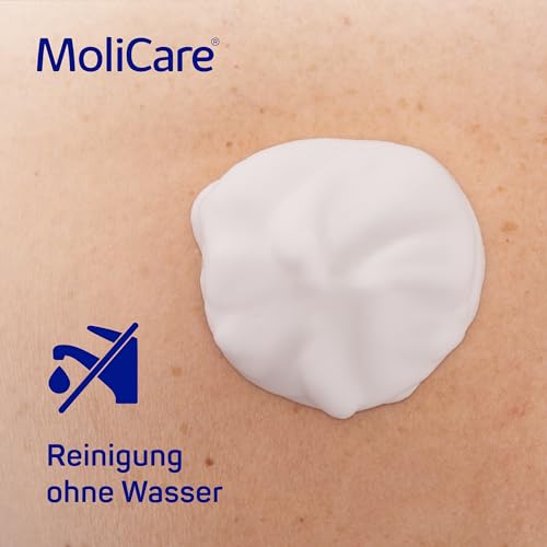 MoliCare Skin Reinigungsschaum: einfache und hautschonende Reinigung, speziell bei Stuhlinkontinenz, 400 ml