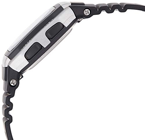 Relógio Masculino Casio Digital W-96H-1AVDF - Prata/Preto
