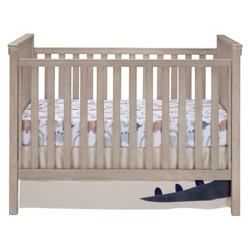 Image of Lambs & Ivy Dino-Might 100% Cotton Dinosaur Baby /Toddler Fitted Crib Sheet