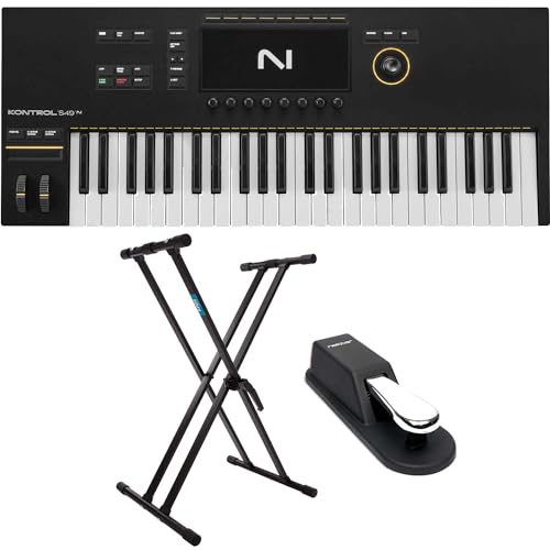 Clutch Kontrol S49 Mk3 Keyboard Controller, Stand, Sustain Pedal Bundle