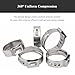 Stainless Steel Hose Clamps, 20 Pieces Single Ear Hose Clamps Stainless Steel Cinch Crimp Ring Pinch Width 11Mm Suitable for Industrial Applications(45.3~48.5mm)