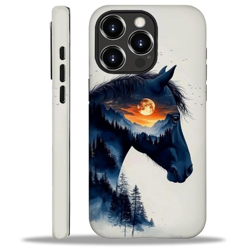 Protection iPhone 15 brillante CARLOCA pour ados et adultes amateurs de design équestre