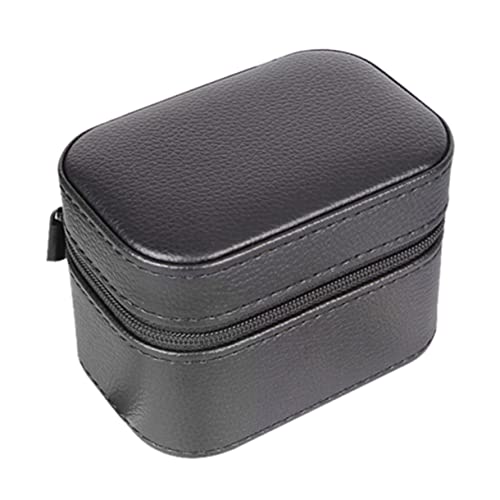 Boîte rangement montre cuir noir pour simplifier votre routine matinale - 2