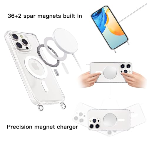 Coque magnétique iPhone 15 Plus antichoc résolvant le risque de chute - 2