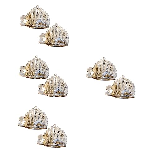 Barrettes à cheveux strass élégantes FRCOLOR lot de 8 pinces résistantes pour femmes