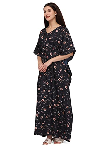 Image of SEREIN Women's Crepe Kaftan Maxi Casual Dress
