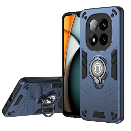 gуP[X Xiaomi Redmi Note 14 Pro Plus + P[Xƌ݊ALbNX^h&XChJJo[tAϏՌRO[hP[XȕیJo[Xiaomi + dbƌ݊(Blue)