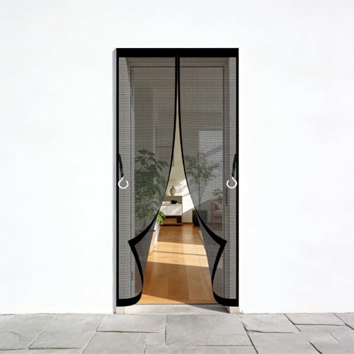 �Ԍ˃J�[�e�� 125 x 230 cm �����ŕ܂钎�A��A�n�G�Ȃǂ�����銷�C�ԕ��΍�z�R���΍�}�O�l�b�g�������J���������J�[�e���x���_�����ˑ|���o������t�ԏ����������p, �u���b�N