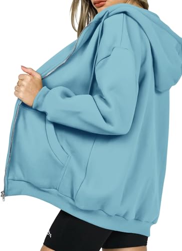 Image of PRETTYGARDEN Women's 2026 Spring Zip Up Y2K Hoodies Casual Long Sleeve Sweatshirts Fall Winter Track Jackets with Pockets