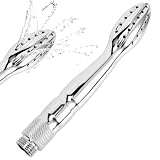 Simsky Premium Aluminium Analdusche für Damen und Herren, Poröses Duschsystem für Intimreinigung, Wochenbett Einlauf Klistier, Anal Dusche Einlaufgerät zur Darmreinigung, Silber