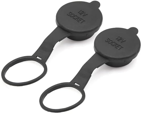 2 pz Nero Auto Accendisigari prendere Tappo 12V Presa Coperchio Professionale