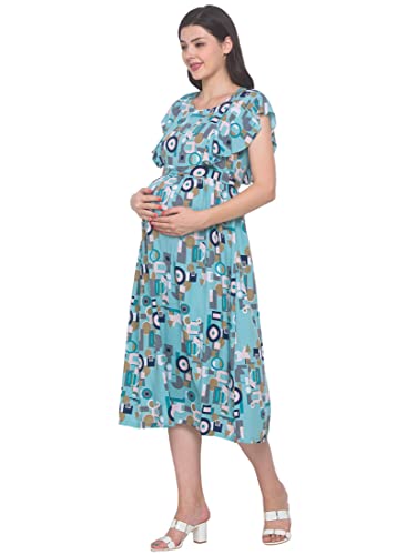 Image of AV2 Women Maternity Feeding Dress | Feeding Kurti | Nursing Dress -5071