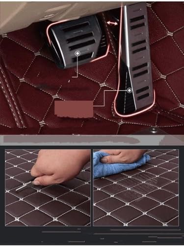 Tapis pour sol voiture Kia Stinger CK protection habitacle berline LHD 7 pièces