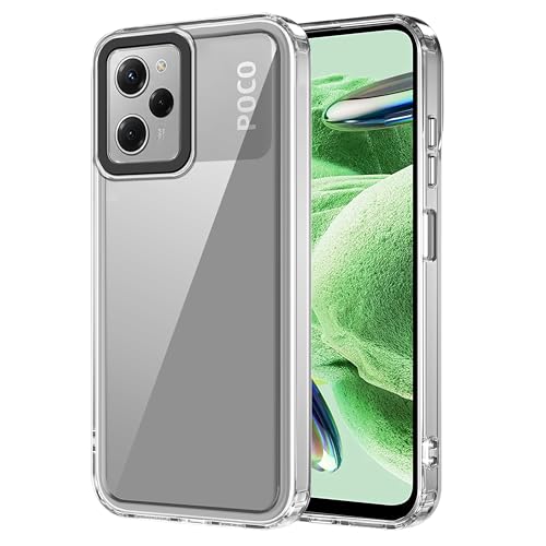 Image of Zapcase Back Case Cover for Poco X5 Pro 5G | Compatible for Poco X5 Pro 5G Back Cover | Case Cover with Camera Protection | (TPU + PC | Transparent)