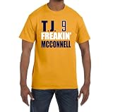 Gold Indiana TJ Freakin McConnell TJ McConnell T-Shirt Adult Large