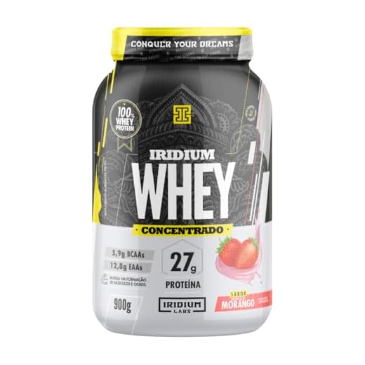 Iridium Whey Concentrado (900G) - Sabor Morango, Iridium Labs