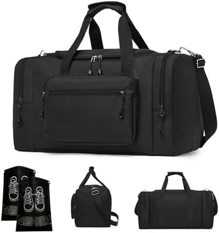 Sports Duffle Bag for Women Men, 35L Waterproof Gym Duffle Bag with ...