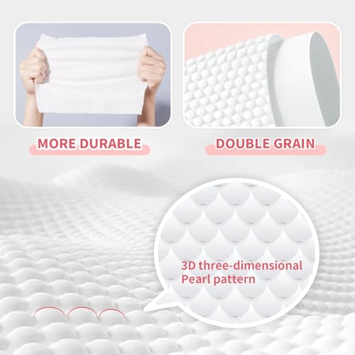 Serviettes jetables visage en coton x360 biodégradables et douces - 6