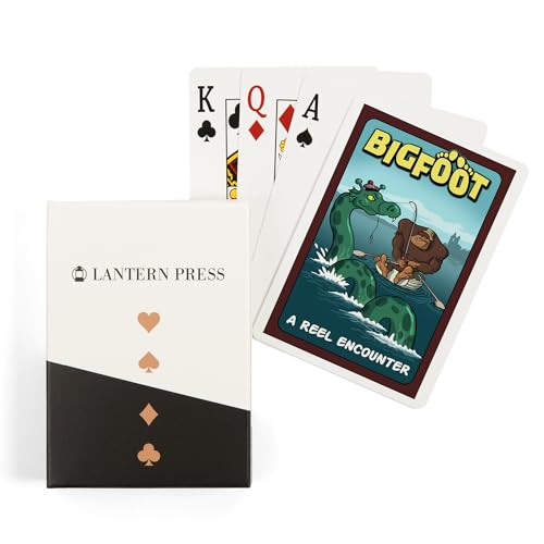 Baraja Bigfoot Atrapando al Monstruo del Lago Ness 52 Cartas