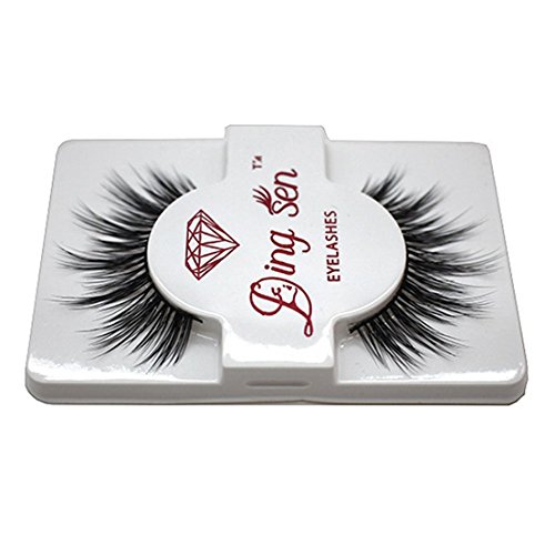 GUAngqi 1 Pair Natural Look Fake Eye Lash False Eyelashes Extension Makeup