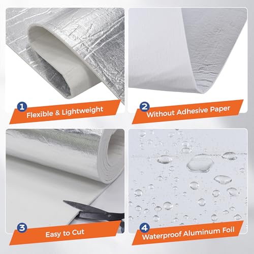 FOURUB 195mil Automotive High Temperature Resistant Heat Shield Mat 15"x24" by FOURUB - Image 6