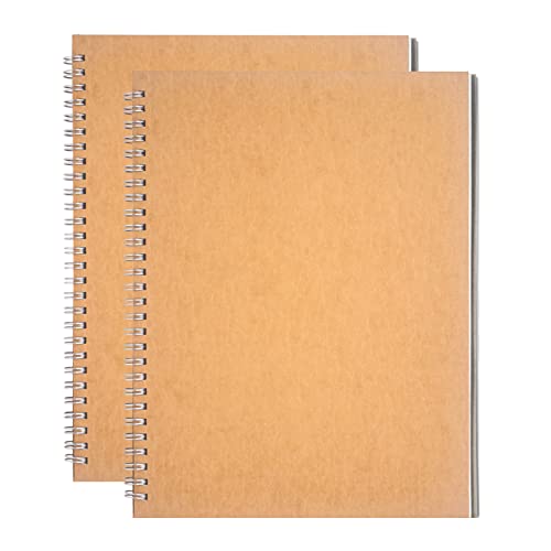Carnet vierge à spirales DSTELIN pour dessiner partout sans encre qui traverse
