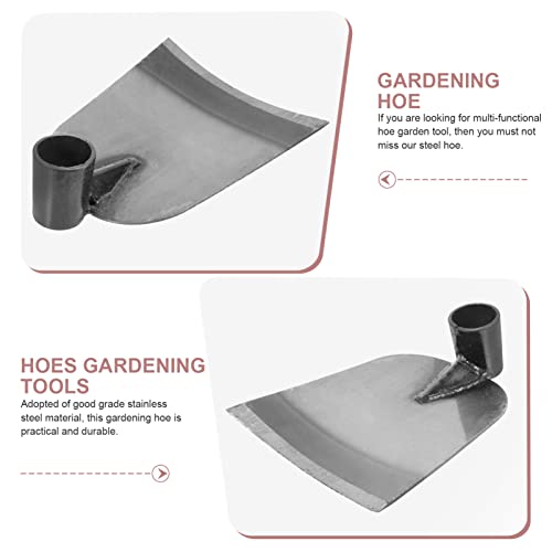 Cabezal de azada para jardín de acero inoxidable miniatura 6