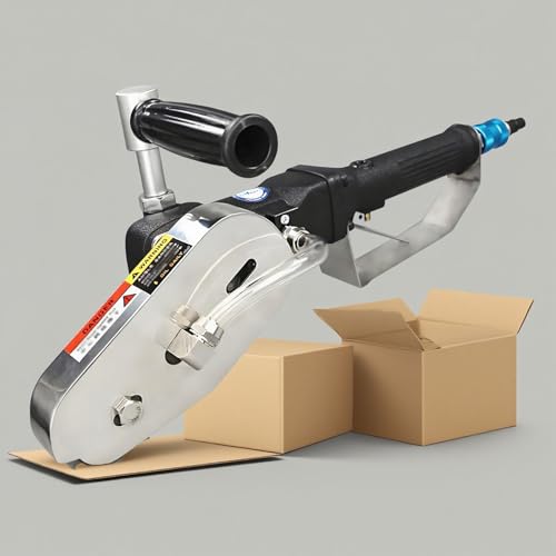 GESAIDES Industrial Paper Stripping Machine Professional Pneumatic Cardboard Carton Box Waste Stripper Stripping Machine Waste Paper Edge Cutter Trimming Tool C