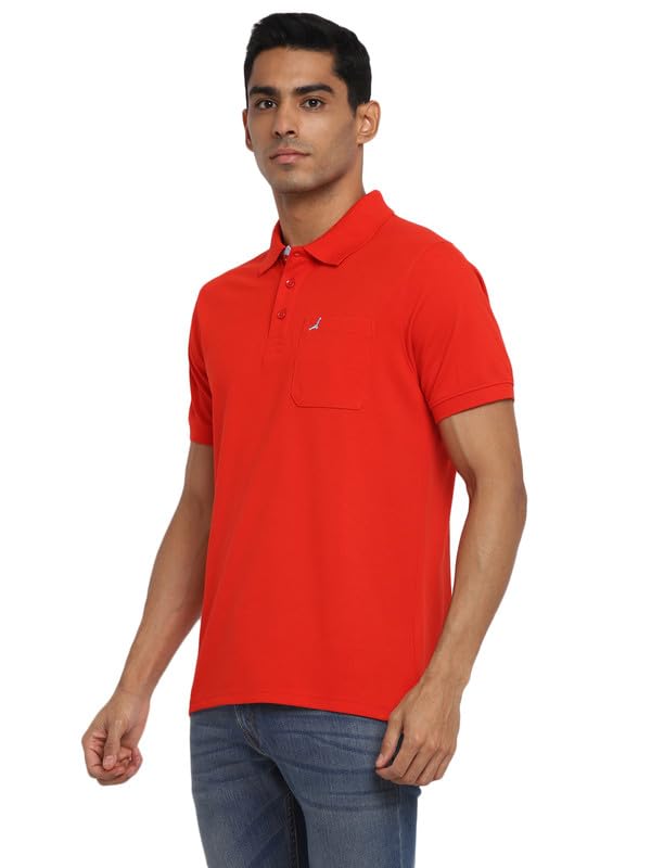 Image of AMERICAN CREW Polo Collar T-Shirt for Men with Pocket