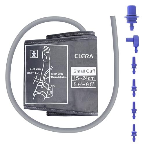 Pediatric Blood Pressure Cuff for Kids & Women - Small Child Replacement BP Cuff (5.9-9.5 Inch Arm Circumference), Compatible with Most Monitors - with 6 Connectors