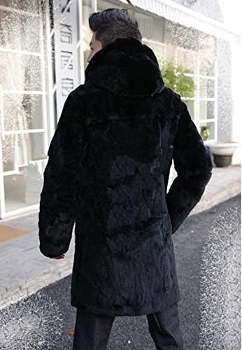返品不可 防寒 ふわふわ ロング丈 ロングコート アウター メンズ ファーコート 毛皮コート ファー かっこいい 格好良い フェイクファー ファーコート Www Moolapitch Com