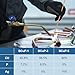 20 Sticks 5% Silver Solder Brazing Rods, BCuP-3 Copper Phosphor Alloys Welding Rods 0.05 x 0.13 x 9.8 Inch Brazing Rods for Air Conditioning Refrigerator Cold Storage HVAC Units