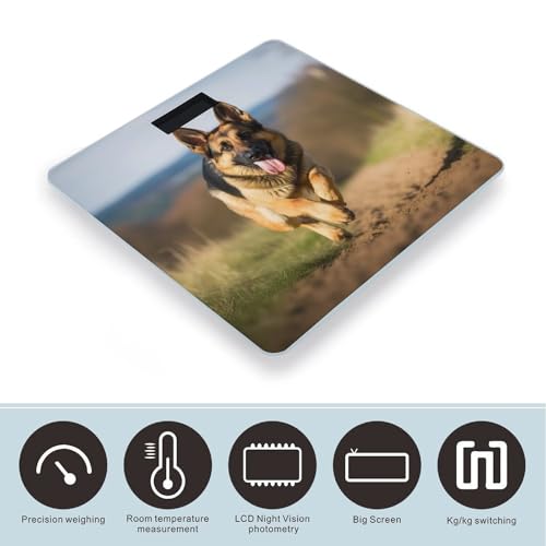 Báscula Digital de Baño con Perro Pastor Alemán miniatura 3