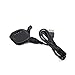 Replacement Charger for Forerunner 10/15 for Women/Man - TenYun USB Data Charger Dock Charging Cable for Garmin Forerunner 10/Garmin Forerunner 15 Size: Small (Small-Black)