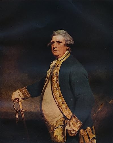 Toile murale Augustus Keppel par Joshua Reynolds 60x90cm pour salon