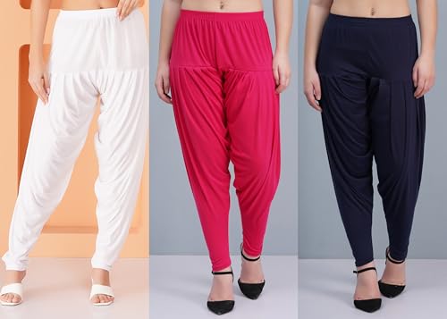 Image of Buy That Trendz Patiala Salwar for Women Relaxed Fit Viscose Patiyala Salwar Harem Bottom Pants