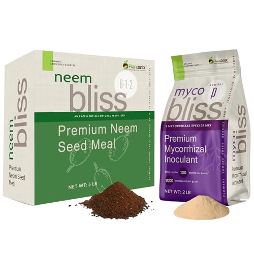 Neem Bliss (5lbs) + Myco Bliss Powder (2lbs) fertilizantes orgánicos