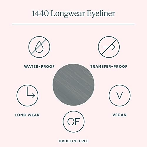 Wonderskin 1440 Longwear Waterproof Eyeliner Pencil, Eye Makeup Pencil Eyeliner Waterproof Super Creamy Smudge Proof Eye Makeup (Oyster Blue) #TOP3