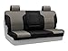 Coverking Custom Fit Rear 60/40 Back Seat Cover for Select Kia Optima Models - Neosupreme 2-Tone (Charcoal with Black Sides)