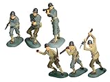 Britains Deetail Toy Soldiers WWII US Army Rangers D-Day Infantry 54mm Collectible Painted Army Men...