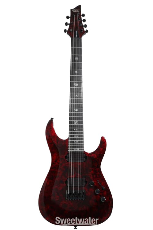 Amazon.com: Schecter C-7 Apocalypse - Red Reign : Musical Instruments