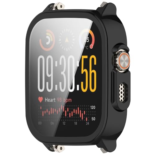 Image of Disscool Case Cover Compatible with Realme Watch 5 Protector Covers, Soft Anti Drop TPU Replacement Protective Cases Smart Watch Accessories(Black)