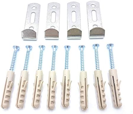 LagunaProject 4 x Heavy Duty J Wall Hooks Large Picture/Mirror - Including Screws & Wall Plugs